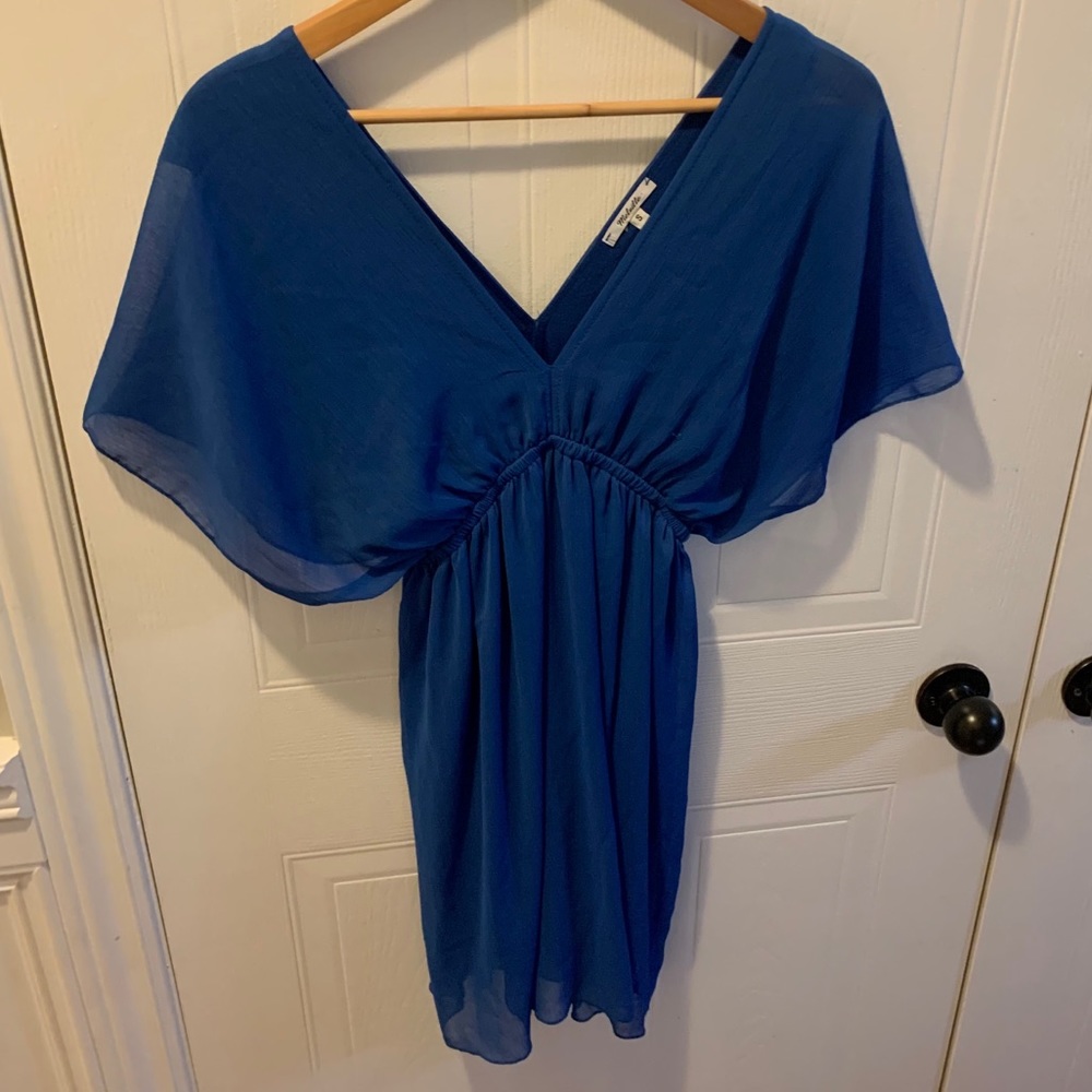 Brandy Melville blue mini dress size S with lining
